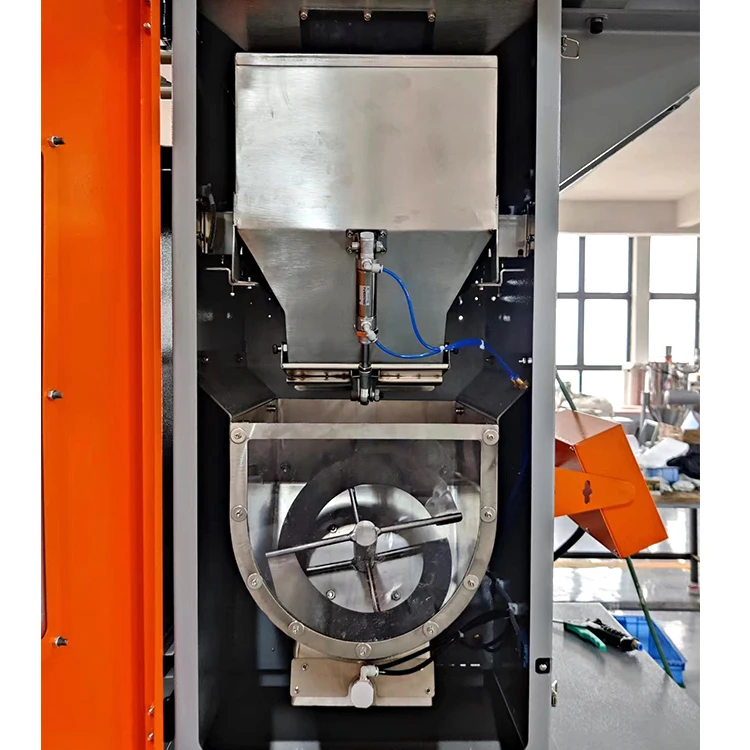 cast stretch film gravimetric blender and loader unit industrial plastic pellets mixer machine