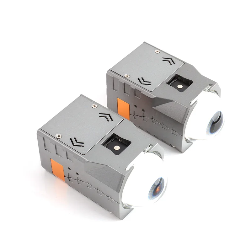 Автомобильная мини-матричная линза-проектор 1 8 дюймов двойная лампа 6000K 110 Вт