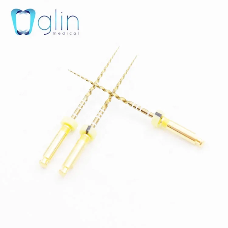 Glin Fast Delivery Dental Endo Heat Activation File  G Super Gold Rotary Files
