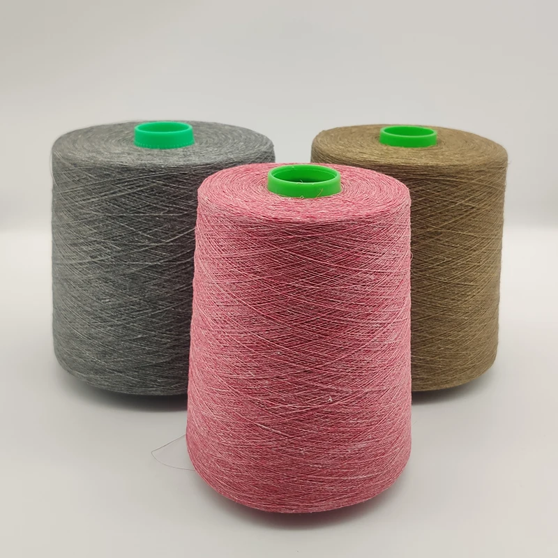 2/28NM Yarn Dyed Ring Spun Knit Melange Color Wool Acrylic Yarn For Fabric