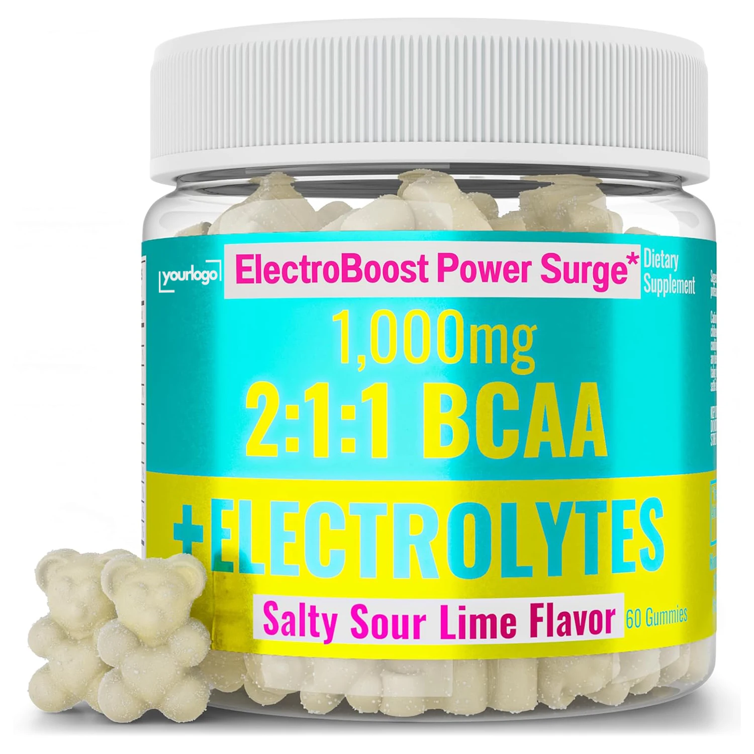 Оптовая продажа электролитов BCAA Gummies Energy Chews электролиты с разветвленной цепью аминокислот