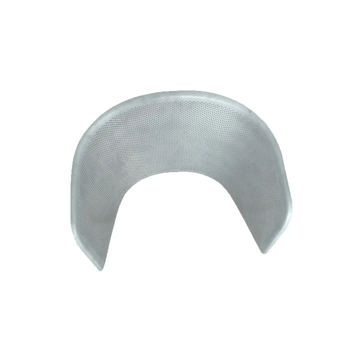 Professional factory supply custom fabrication bending stamping parts aluminum sheet metal Hole mesh Sofa chair back