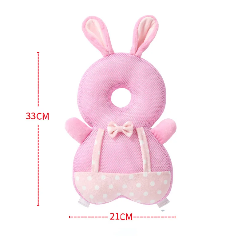 Hot sale cartoon design customized soft breathable quality baby anti-fall safety pillow