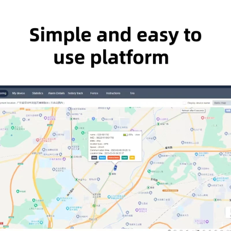 Acc Detection Dust Tracker for Fleet Management vehicles 4G tracker compatible with GT09 protocol fleet truck Gps locator