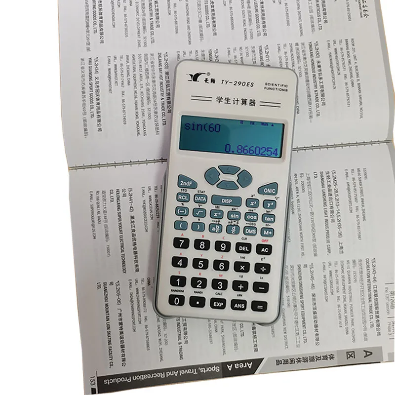 Dot Matrix 10+2 Scientific Calculator Battery Middle School Study Calculator 290 ES with Calculation Function