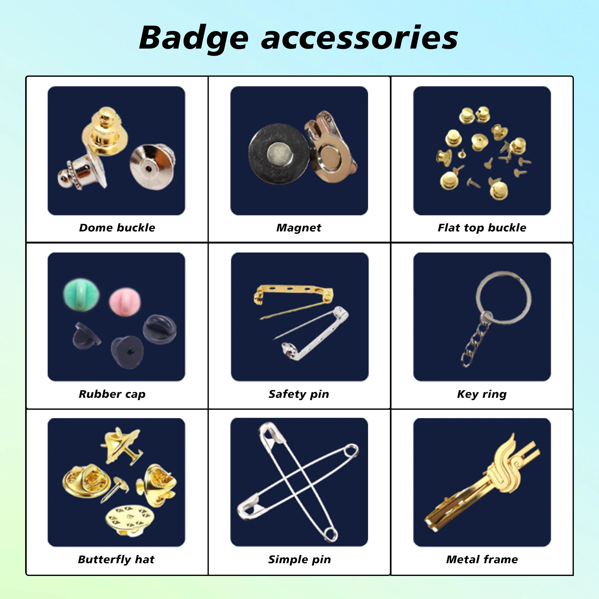 China Wholesale Hat Collar Clothes Decoration Logo Electroplated Metal Hard And Soft Enamel Lapel Pin Brooch