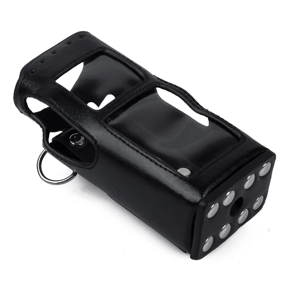 Protective shell Leather Radio Bag Leather Case Cover for Motorol Walkie Talkie Radio Tactical Holster MTP850 Case