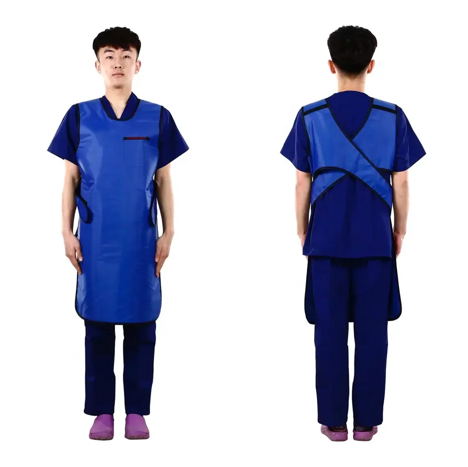 Medical radiation proof 0.35/0.5mmpb lead collar rubber shield x-ray protective lead apron