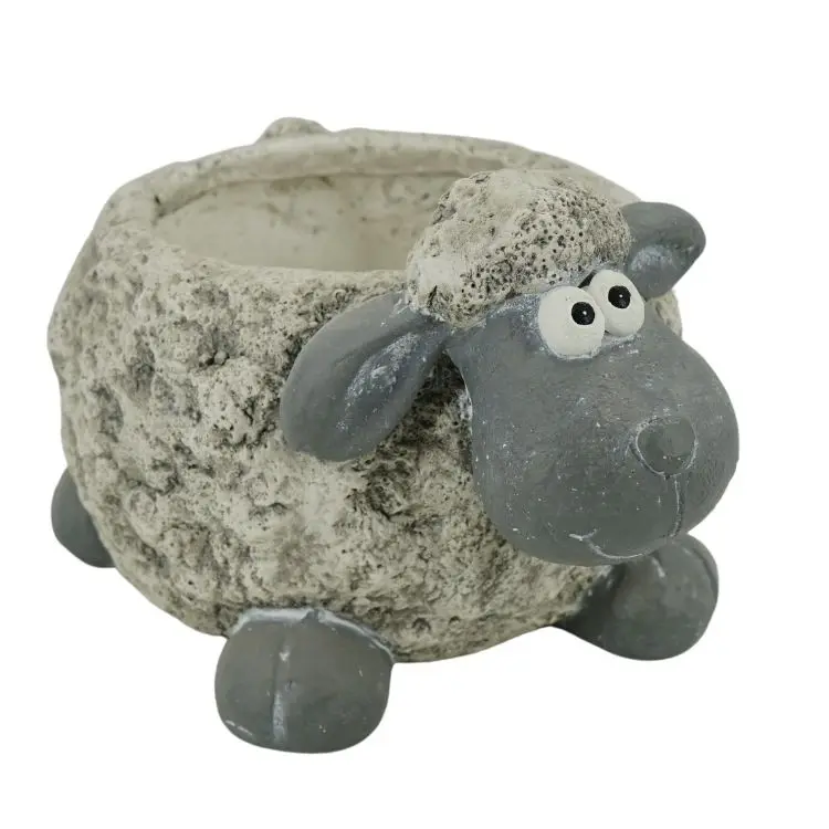 33HY361816A Sheep Design Flower Pot M.G.O Animal Planter Garden Ornaments For Indoor / Outdoor Ornaments
