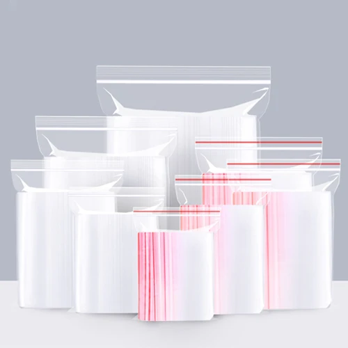 Environmental Different Sizes Pe Plastic Ziplock Food Bag In Stock