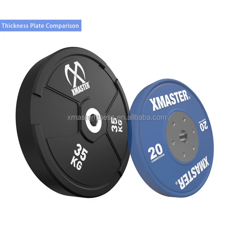 heavy weight bumpers with 660mm diameter rubber bumper plate for overloading deadlifts