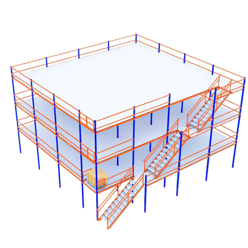 Customized Wholesale GuanRiver Mezzanine Type Warehouse Shelving System system Modular rack