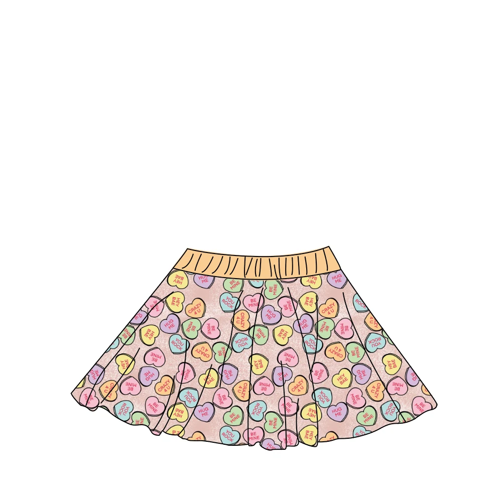 Qingli Rock Fur Madchen OEM Casual Style Newborn Milk Silk Custom Short Length Baby Girls Skirt