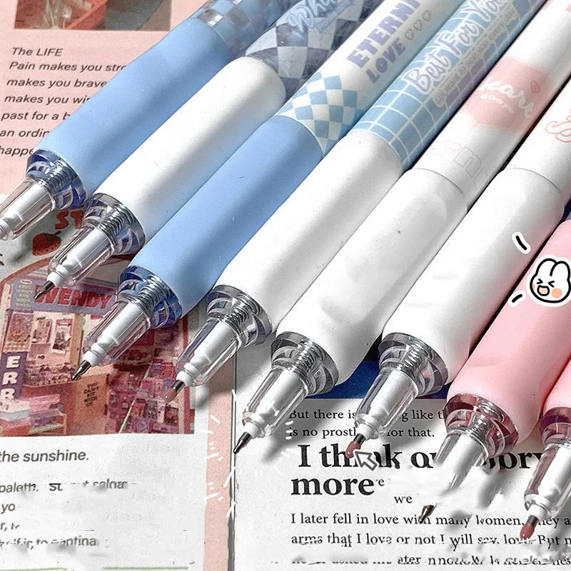 Low Price Wholesale  INS Style  Gel Ink Pens 0.5mm 4 pcs  Fine Point Black Color Pen Ink Pen Set