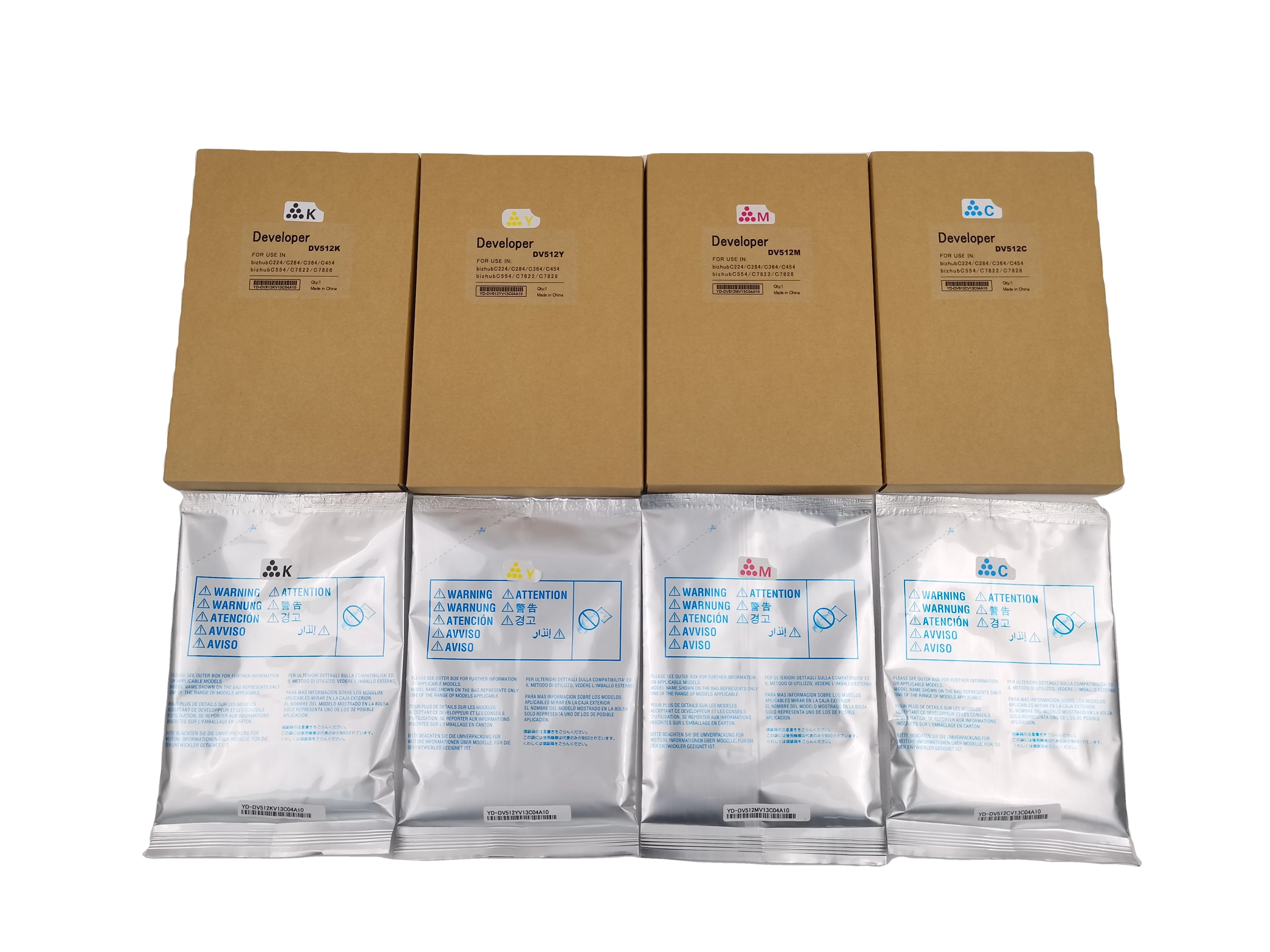 Color Copier Developers DV512 Original Recycle Developer for Konica Minolta Bizhub C224 C284 C364 Developer