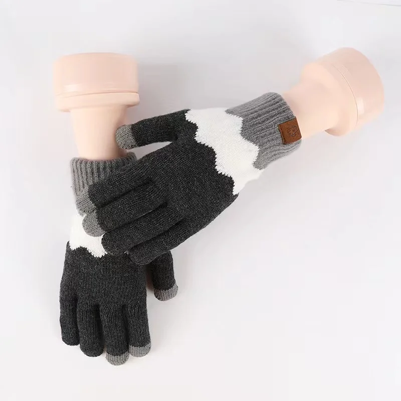 Winter Glove Unisex Warmer Magic Knitted Acrylic Gloves Touch Screen