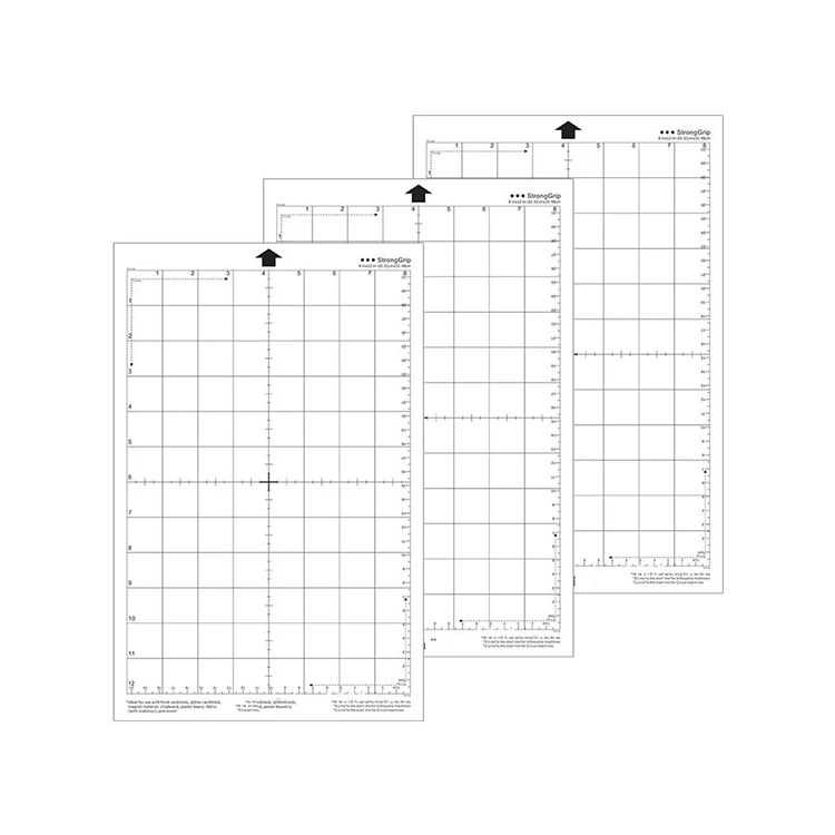 Good Quality Top Selling Maker Grid Adhesive Pvc Plastic Cutting Mat For Cricut