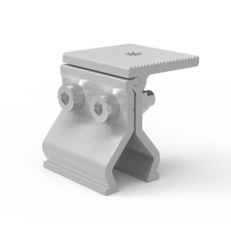 Metal Roof Fix Big Angle Clamp Lock Solar Clip Solar Power System Mounting Aluminum 6005-T5 Anodized Ui-newenergy UN-TR-02