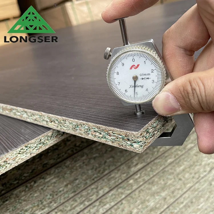 Melamine Laminated Chipboard Melamine Laminated Particle Board 1220*2440mm Melamine Faced Chipboard