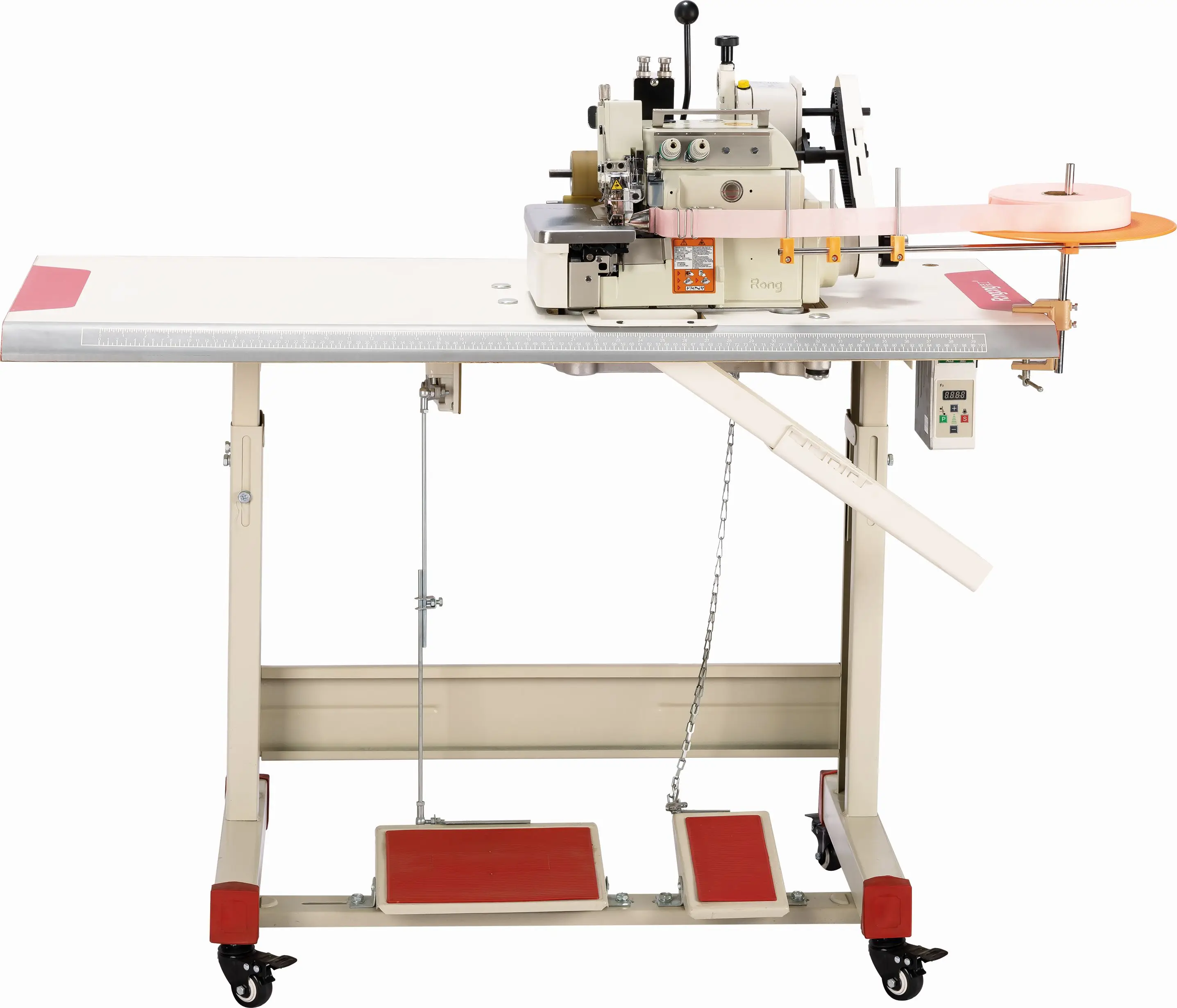 RONMACK RM-NS-BDPL Rear Puller Pocket Binding Overlock Sewing  Machine