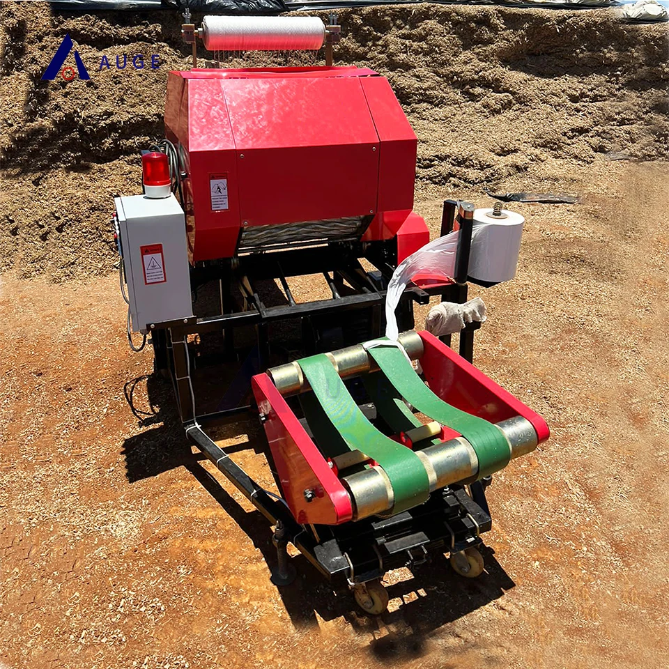 Silage Baler And Wrapper for Sale Silage Baler 4-6 Tph Advanced Silage Packing Machine  for Animal Feed