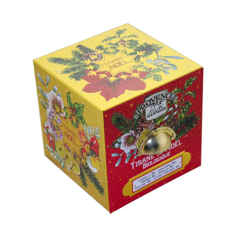 OEM Square biscuit tin box /gift metal custom printing tin box / Square cookie metal box Custom Gift Tin Box