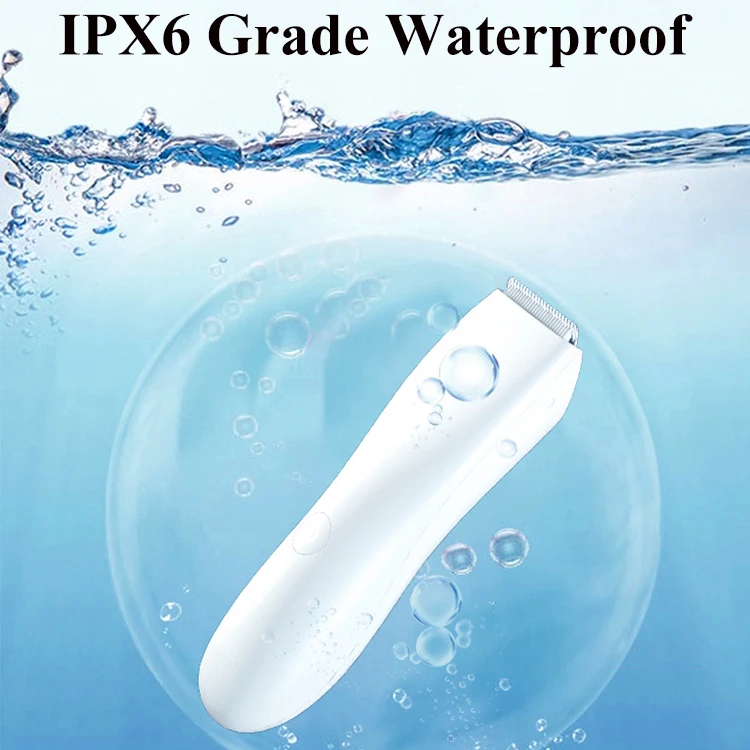 Wholesale Cordless Electric Groin Hair Trimmer Waterproof Wet and Dry Trimmer Male Hygiene Ball Shaver Hair Cutting Ceramic ABS