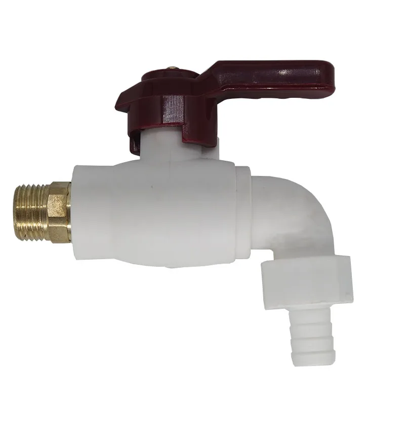 Заводская поставка, цветной пластиковый водяной шланг, кран из полипропилена и ПВХ, кран для воды