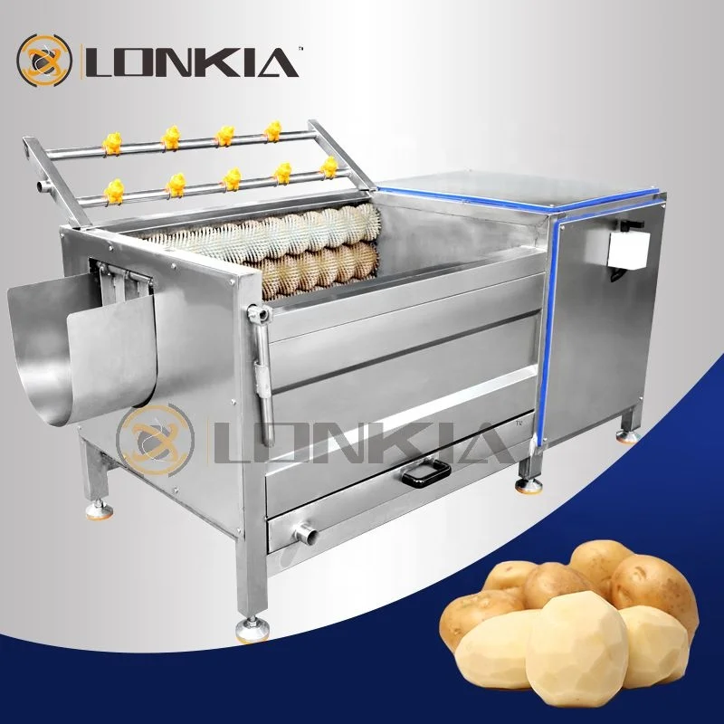  Factory Hot Sale Brush Roller Potato Peeler Machine Carrot Ginger Peeling