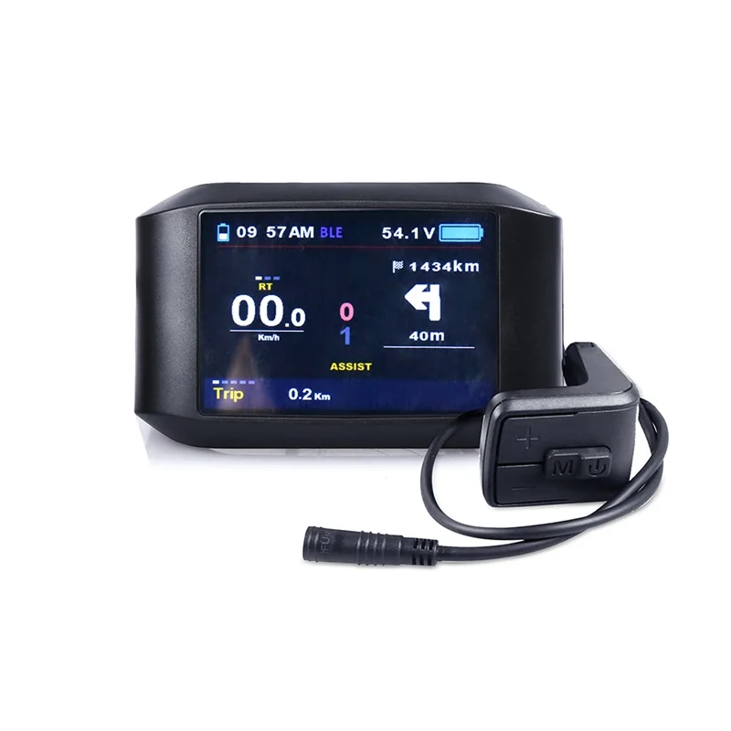 Дисплей для электрического велосипеда 750C blueto apt, цветной ЖК-дисплей, аксессуары для электрического велосипеда, комплект для переоборудования двигателя bafang mid, ebik