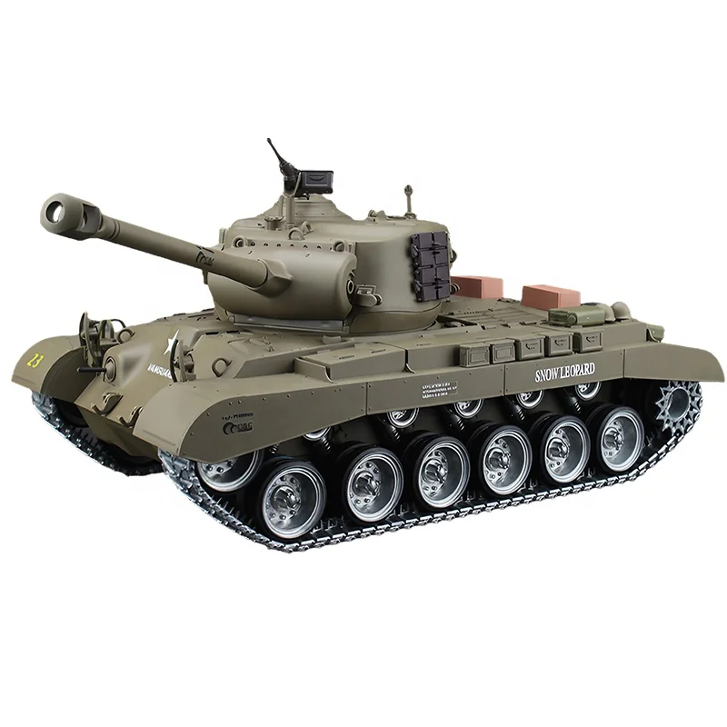 Heng Long 3838-1 U.S. M26 Pershing RC модель танка игрушка со стальными металлическими компонентами дымовые эффекты и звуковая 1:16 Шкала RTR