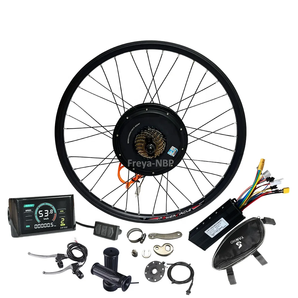 UK Stock  26' 27.5' 29' Wheel 48V1000W QS 212 35H 135mm dropout dual hall electric bike bicycle hub motor conversion kit