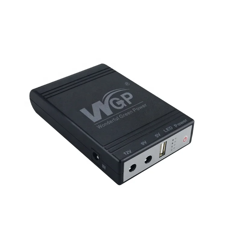  WGP original factory power bank ups 12v 5v wifi router ip camera with backup