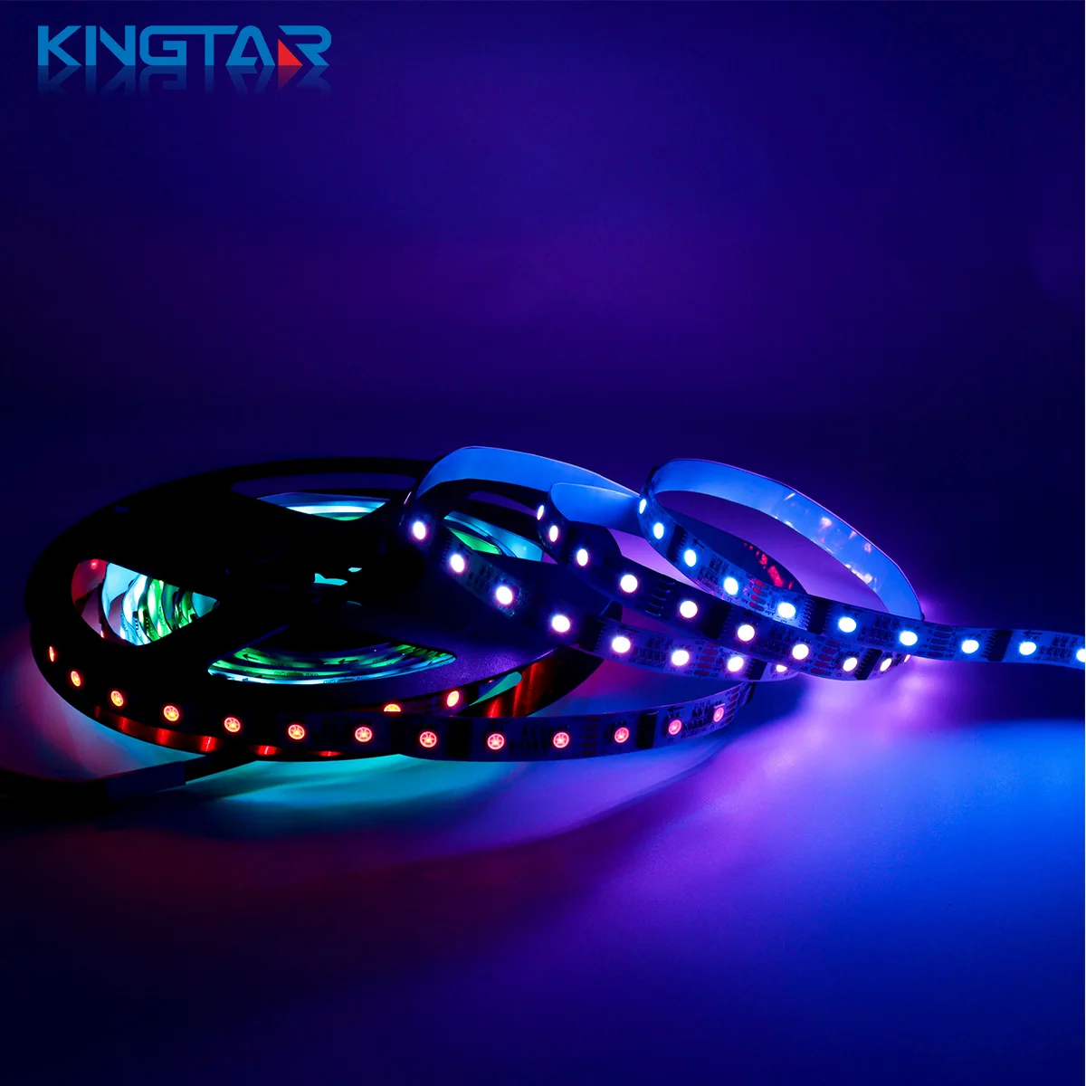 UCS512 RGB LED Strip IP67 Copper Body 12V Input Bluetooth Remote Control Switch Smart Strip Light For Decorations