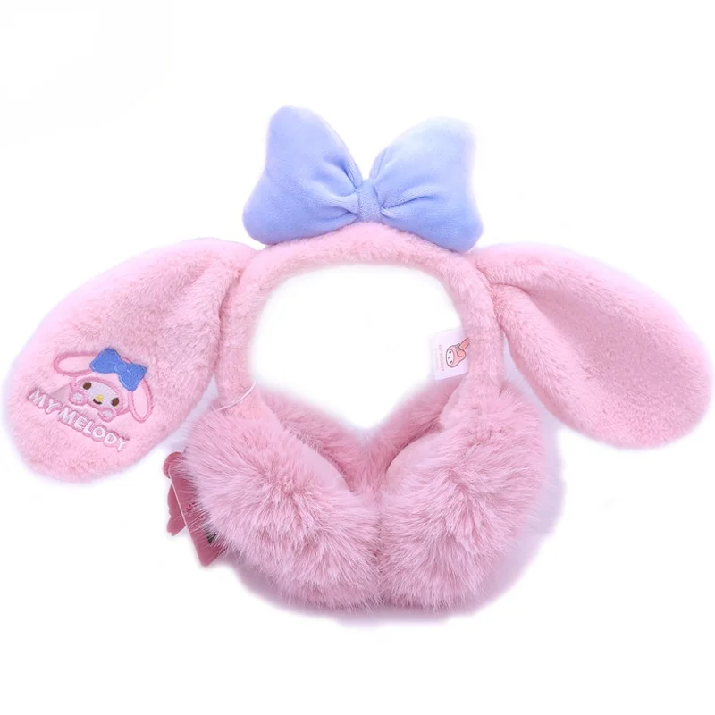 Cinnamoroll Winter Warm Earmuffs Children Girls Plush Thick Soft Ear Cover Melody Protection Warmth Ear Muffs