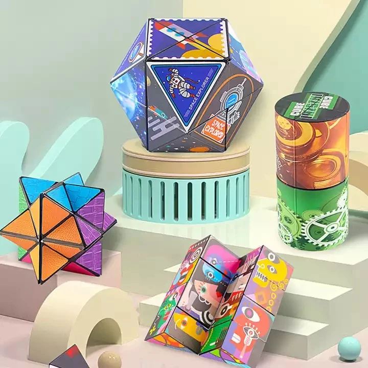 Новинка волшебный куб Infinity Flip для детей и взрослых игрушка декомпрессии головоломка инструмент снятия стресса неограниченная форма когнитивный продукт