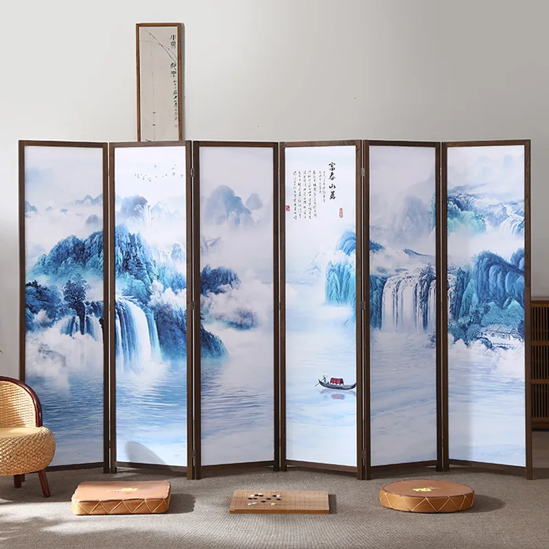 Custom portable privacy screens folding screens room divider partition for living room