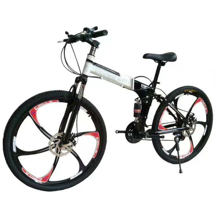 
2021 China factory direct sale folding mountaion bike Carbon steel frame shimano pakage full suspension mtb 