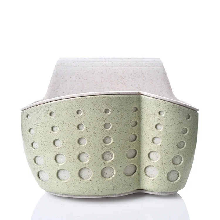 Plastic Kitchen Sink Sider Caddy Organizer Sponges Hanging Sponge Holder  Draining Basket Saddle