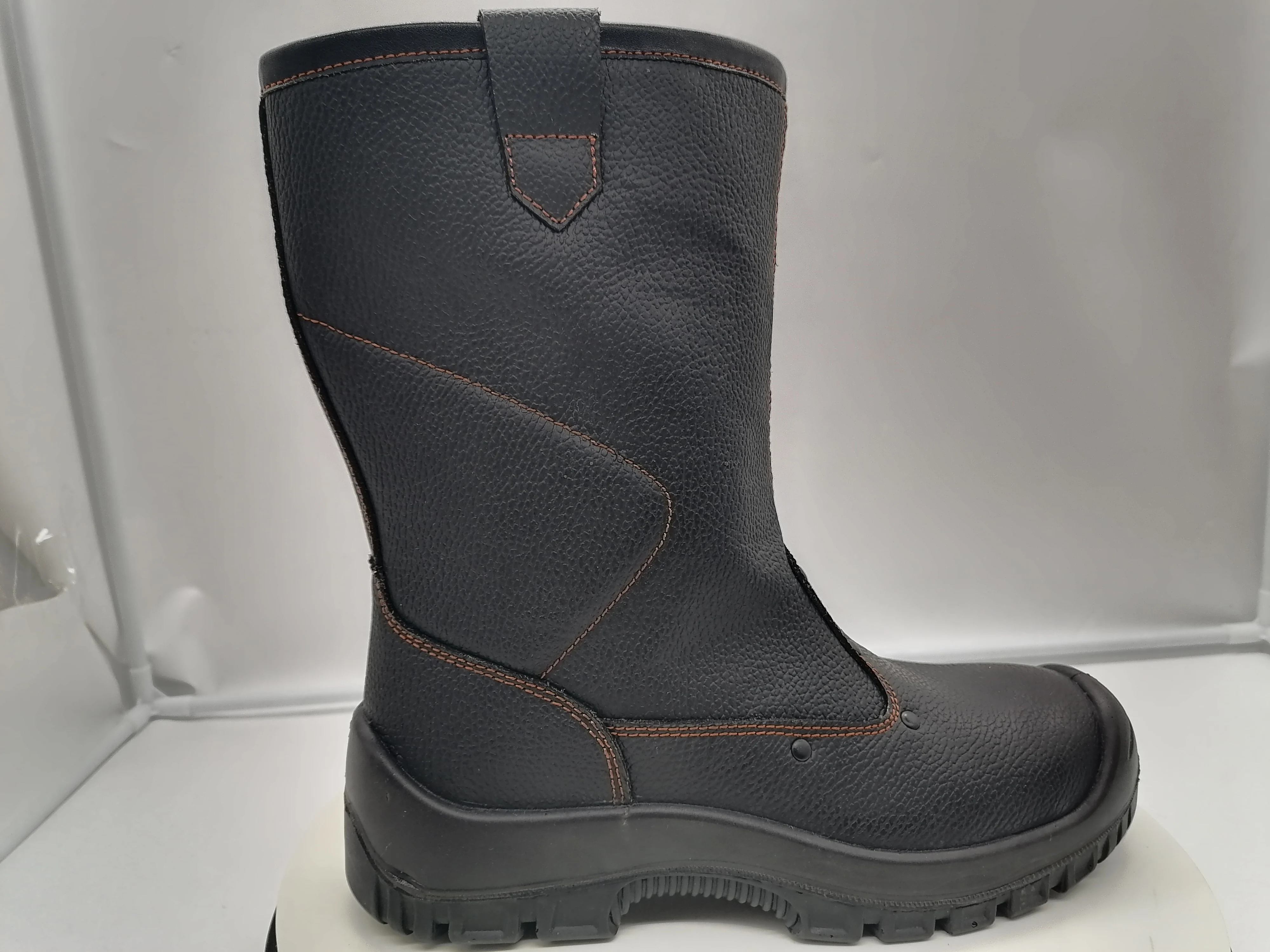 Winter nubuck leather snow boots working mens safety boots