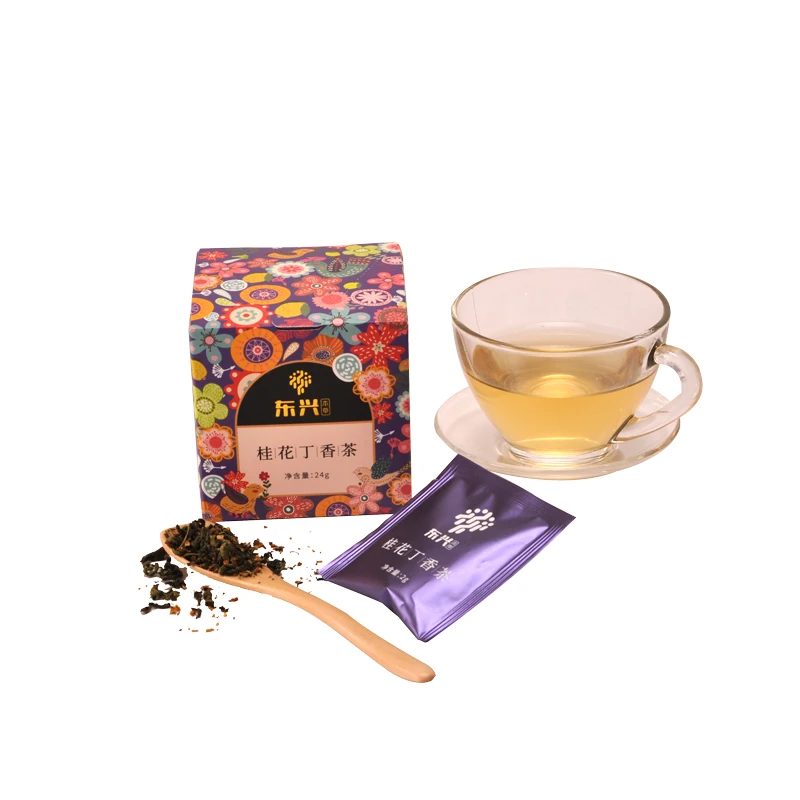 
Chinese Traditional Herbs Detox Tea Sweet Flavored Osmanthus longjing Tea detox tea 