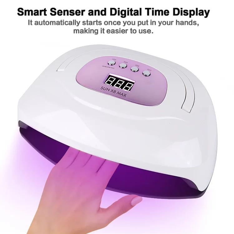 wholesale 150W faster curing led uv gel machine dryer nail polish rechargeable nail dryer with 4 timers