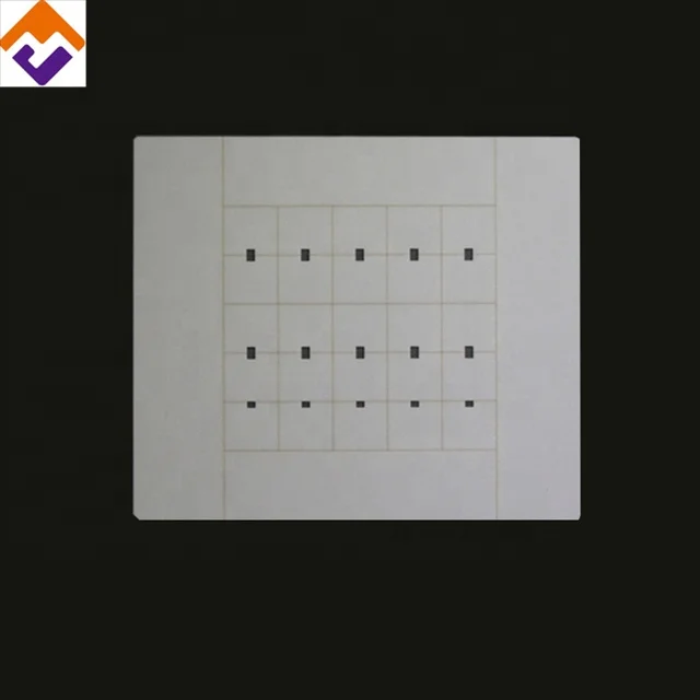OEM Laser Drilling Porous Thin 96% al2o3 Alumina Ceramic Plate
