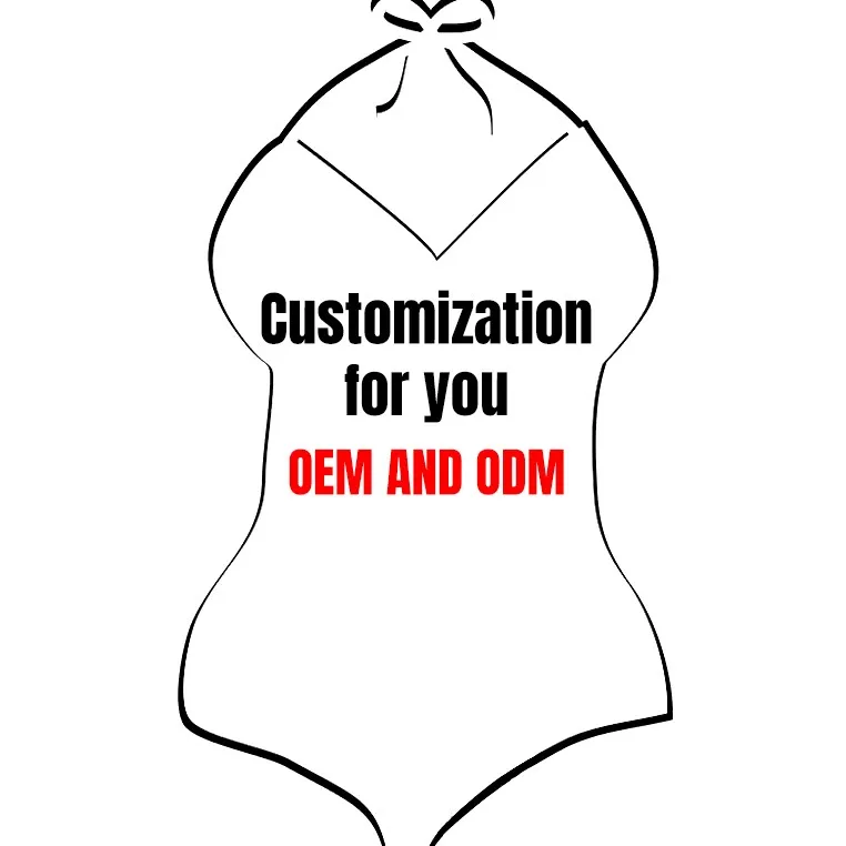 Quanzan OEM Custom Bridal Letter Print Halter and Back cross bathing suit Swimsuit Slim Stretch Bikini 0ne-piece Swimwear