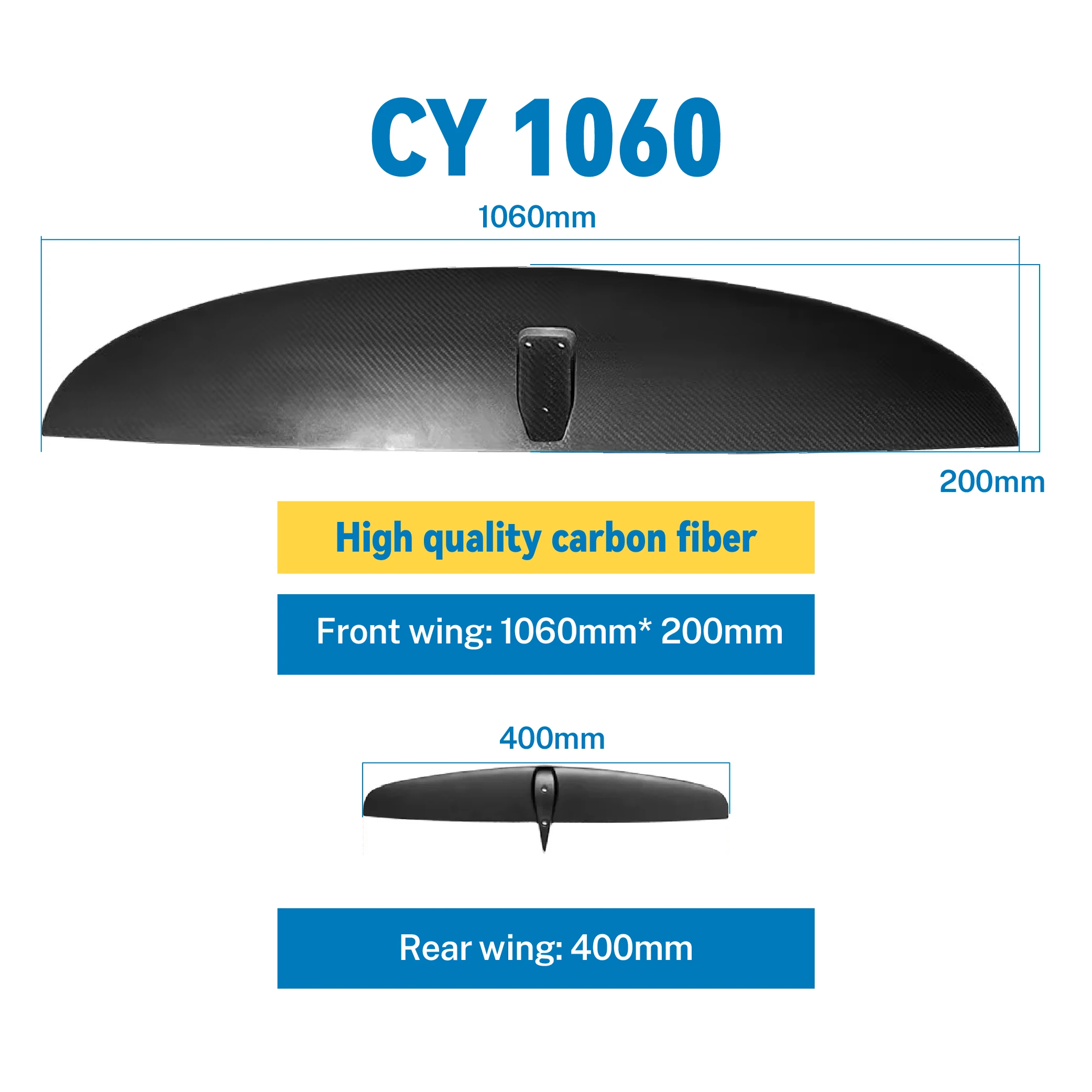 CY-1060 Unisex Aluminum- Carbon  surfboard hydrofoil New Design Factory Outlet  Surf Board Pump