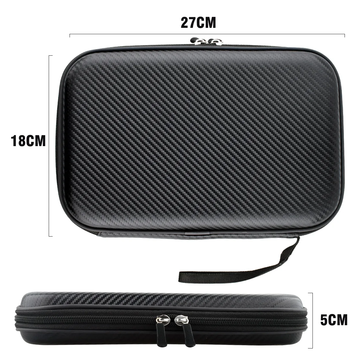 Portable Hard Protective Table Tennis Racket Case Ping Pong Bat Padd Cover