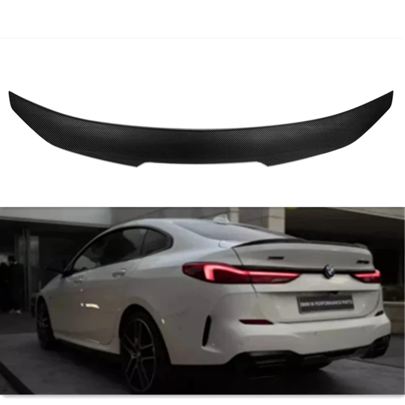 PSM Style Glossy Black Real Dry Carbon Fiber Spoiler For 2 series F44 240i M235i Car Rear Lip Wing 2021