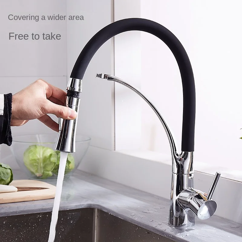 Sensor Extension Design Taps Soap Shower Spout Hand Hot Custom Folding German Waterpr Digital Bronze Kitchen Faucet