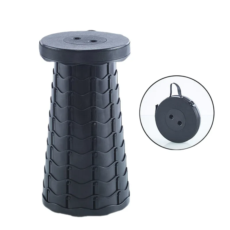 High quality Retractable Stool Folding Stool Lightweight Sturdy with Load Capacity 400lbs Portable Collapsible telescopic Stool/