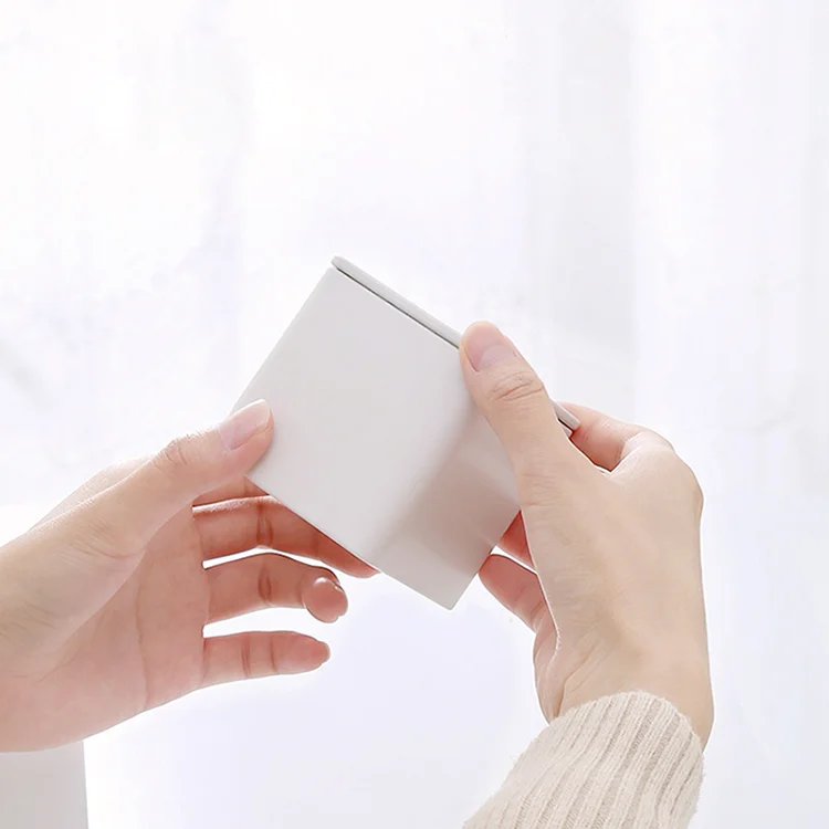 Wholesale Empty Metal Square Tea Tin Gold Sealed Tea Cans Travel Scented Tea Packaging Box